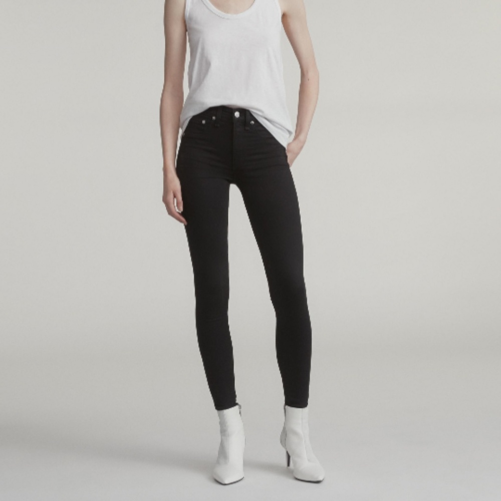 Brand New w/Tag Rag & Bone High-rise Black Skinny